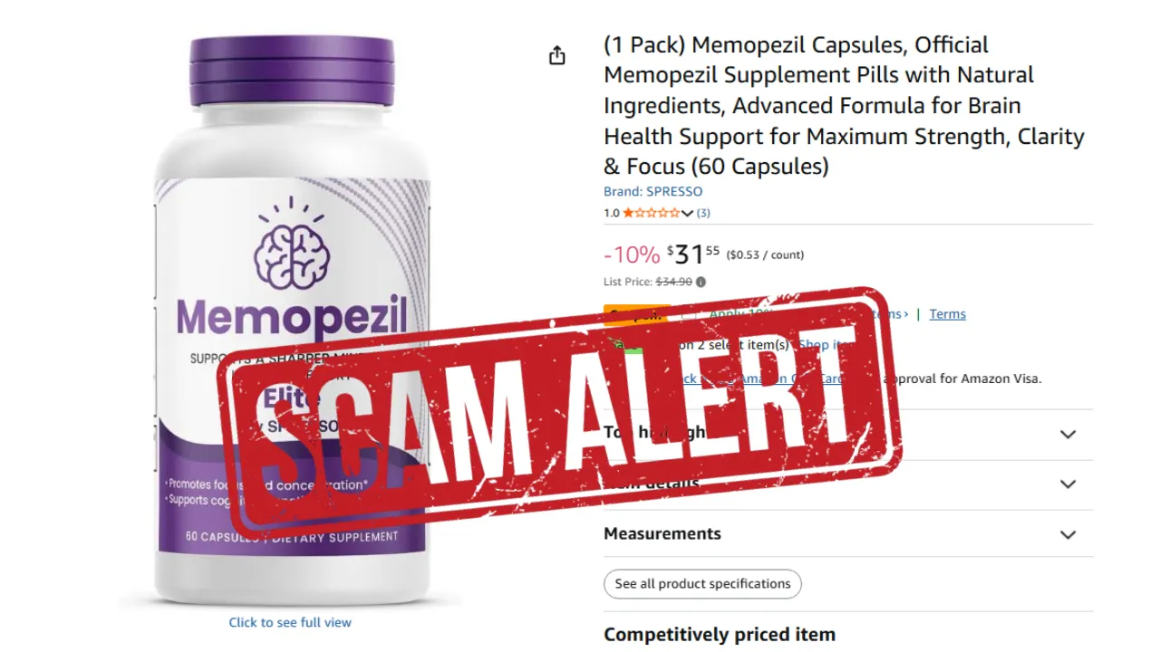 Memopezil Scam Alert