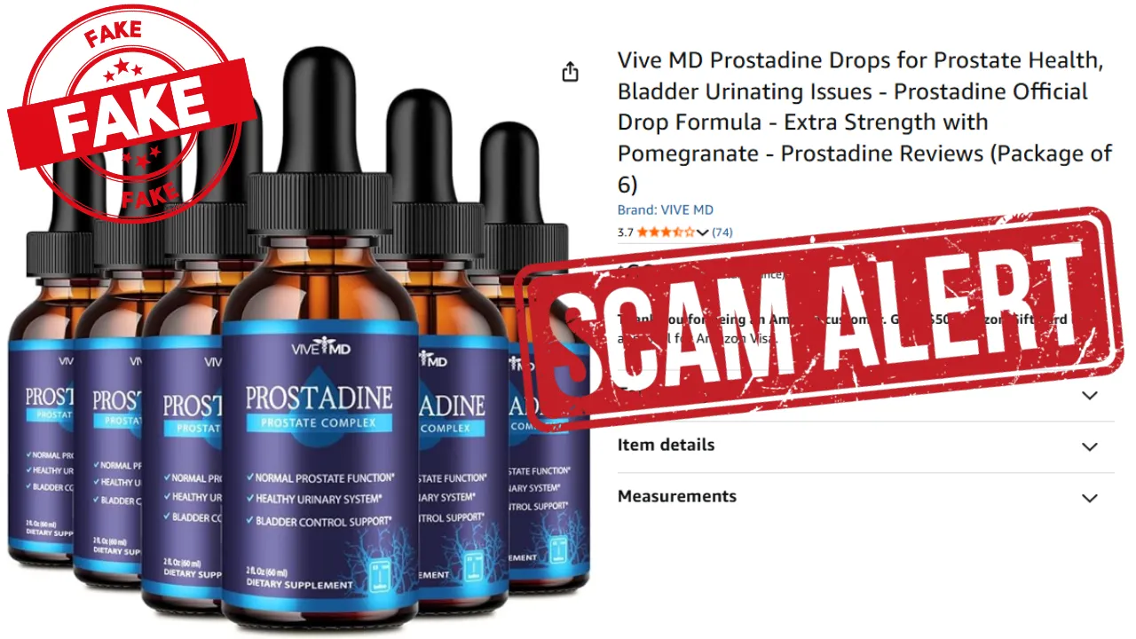 Prostadine — Scam Alert