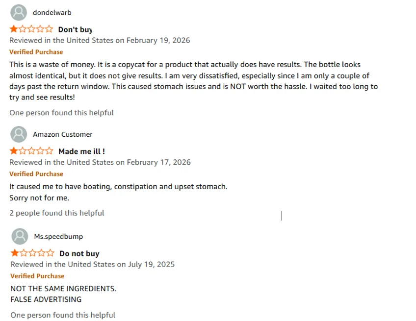 Customer experiences with Prostadine